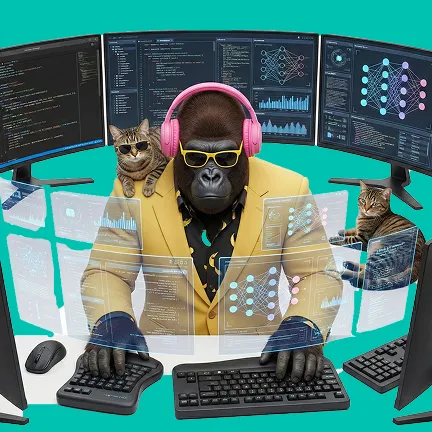 ネコゴリラのAIによる月間業務削減時間(2025年6月時点)