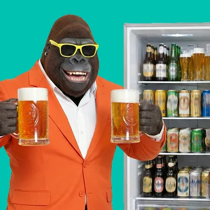 チキンゴリラの1日あたりのビールの摂取量